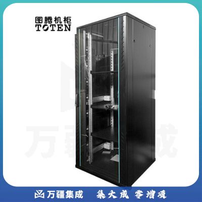 图腾 TOTEN G2.8242 服务器机柜 42U机柜 2米网络机柜 交换机机柜 UPS黑色