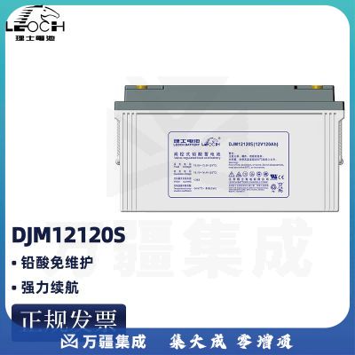 理士UPS电池 12V120AH DJM12120S  铅酸免维护蓄电池UPS电源EPS直流屏通信开关电源储能备用电池