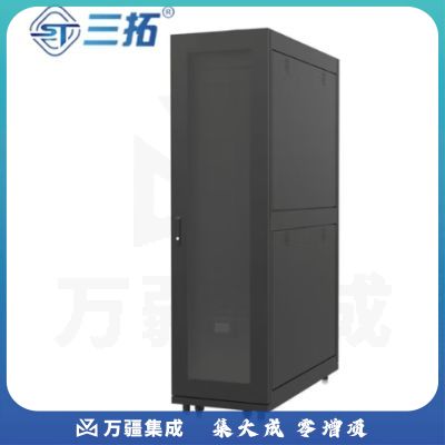 三拓 智能一体化微模块服务器机柜UPS电源空调恒温电流电压监测门禁烟雾照明动环定制 YT-6042PUK