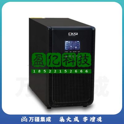 爱克赛 EKSI EK900高频在线式 不间断UPS电源 EK-901S 负载1kva 单进单出 内置7AH/12V*2 标准机
