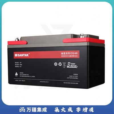山特(SANTAK)C12-65 山特UPS电源电池免维护铅酸蓄电池 12V65AH