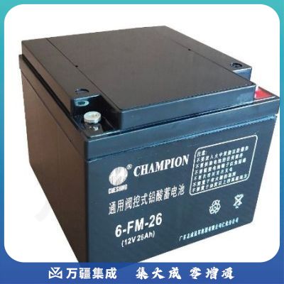 志成冠军6-FM-26(12V-26Ah)UPS电池