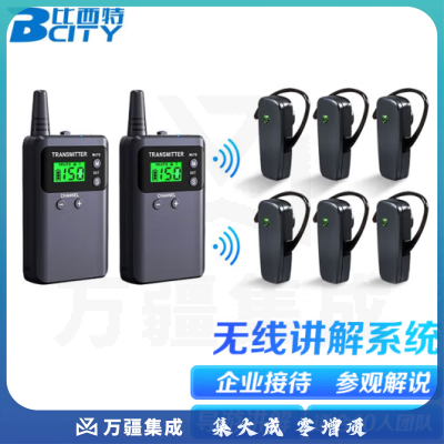 比西特（Bcity）313T/511R 无线讲解器双讲发射机适用于10人团队无线讲解器一对多导游讲解会议同声传译系统