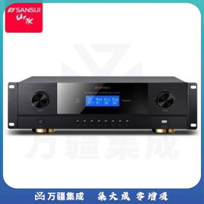 山水（sansui）KF6 家庭ktv音响功放机 定阻功率放大器 家用卡包音箱专用 高保真蓝牙无线大功率音乐功放