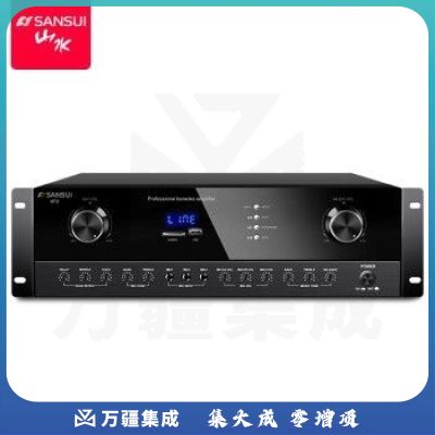 山水（sansui）KF3 家庭ktv音响功放机 定阻功率放大器 家用卡包音箱专用 高保真蓝牙无线大功率音乐功放