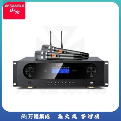 山水（sansui） DM4 家庭ktv音响功放机 定阻功率放大器家用卡包音箱专用 高保真无线蓝牙大功率音乐功放