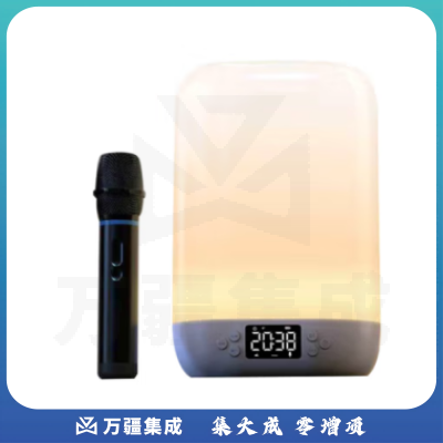 山水（SANSUI）Z1蓝牙音箱家用桌面电脑音响无线立体声幻彩灯效智能音响重低音炮【单咪版】