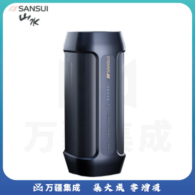 山水（SANSUI）D28 无线蓝牙音箱 低音炮  便携式家用小音响 黑色