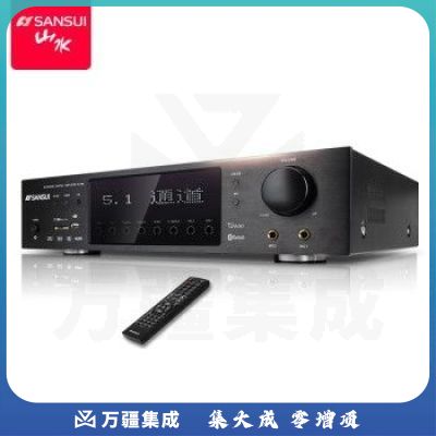 山水（sansui）DM-20A 家庭影院功放机 音响 音箱 5.1声道功放 大功率 支持蓝牙/USB 黑色 旗舰版