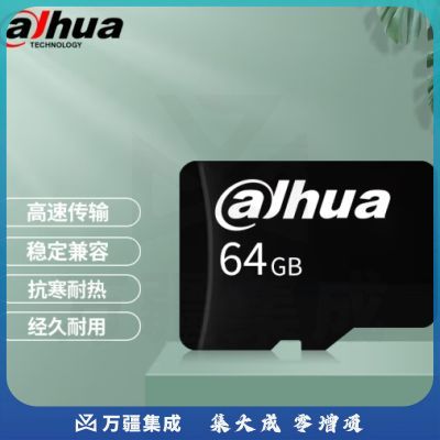 dahua大华dahua 64GB内存卡 摄像头存储卡 视频监控专用卡 手机行车记录仪内存卡 相机TF存储卡 64G