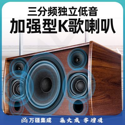 山水 sansui DM3 家庭影院 ktv 音响组合套装 功放音响组合 卡拉ok唱歌设备 升级款家庭K歌套装