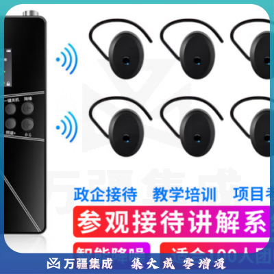 山水间P64R 无线讲解器 一对多讲解 户外教学同声传译 1讲+100人听+100孔USB
