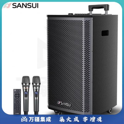 山水L15PRO 12吋156磁低音 120磁号角高音双话筒 音箱