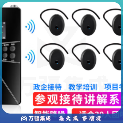 山水间P64R 无线讲解器 一对多讲解 户外教学同声传译 1讲+30人听+40孔USB