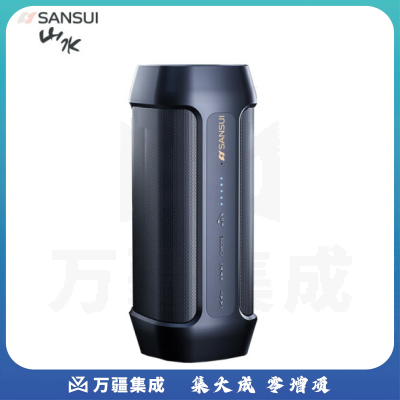 山水（SANSUI）D28 无线蓝牙音箱 低音炮 便携式家用小音响 黑色