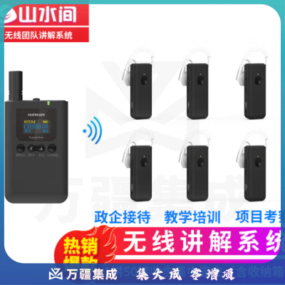 山水间8301R 无线讲解器 一对多耳挂式讲解用耳麦 1讲 50接收含充电器