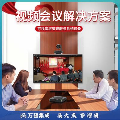 润普Runpu智慧视频会议标准集成解决方案（高清摄像头+全向麦克风）基础版适用于30-50㎡一站式落地服务