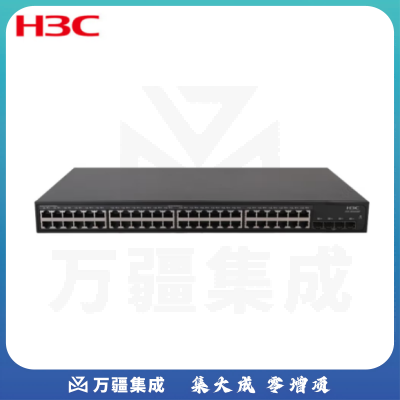 新华三 H3C MS4048P千兆以太网交换机主机（48电口 4SFP光口）支持AC