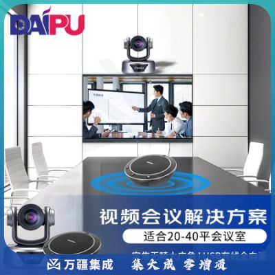 戴浦DP-Mate T30 中型视频会议室解决方案 适用20-40平米 戴浦DAIPU视频会议摄像头DP-UK100 视频会议全向麦克风DP-GM1