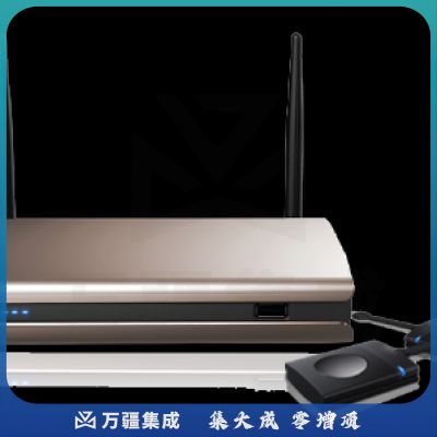 宝疆 Y200商务无线投屏器手机平板电脑同屏器无线投影网关HDMI无线传输器会议系统 拍拍投屏器 （双画面）