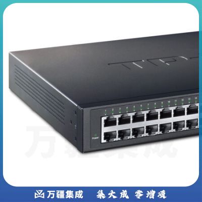 TP-LINK 48口全千兆非网管交换机 企业级交换器 监控网络网线分线器 分流器 TL-SG1048