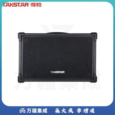 得胜（TAKSTAR）OP-6 弹唱音箱户外音响演出直播设备无线K唱歌吉他音箱便携式音响 黑色