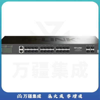 普联（TP-LINK）TL-SH6428F 28口堆叠式三层网管光纤交换机全光口24千兆4万兆上联口企业级网络交换器分线器