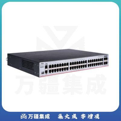 锐捷(ruijie)RG-S5760-48GT4XS-L 强三层千兆交换机 48个电口4个1G/10G SFP+光口(支持IP、MAC、端口三元素绑定、单电源)