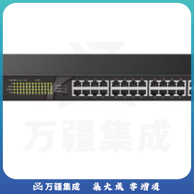 锐捷(Ruijie)RG-ES100系列非网交换机 安防监控交换机 POE供电 RG-ES126S-LP POE功率180W机架式