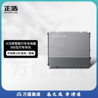 ECOFLOW正浩 【行车快充】500瓦快充户外移动电源露营自驾车载改装配件智能行车充电器 2小时充1度电