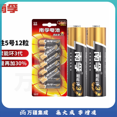南孚(NANFU)5号电池12粒/LR6-12S