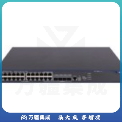 华三(H3C) S5500V3-24P-SI 交换机 24个10/100/1000Base-T自适应以太网口，2个千兆 SFP端口，2万兆SFP 口 千兆交换机 机架式网管交换机 一年保修