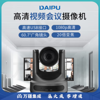 戴浦DP-UY20R 高清视频会议摄像头 视频会议摄像机直播录播摄像机