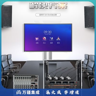 润普RP-JDYP280 音频扩声会议成集解决方案（会议麦克风+音响+调音台+音频处理器+数字移频器+时序电源）