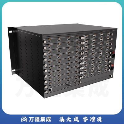 麦森特MAXCENT 无缝插卡式混合矩阵切换器36进36出高清音视频多屏幕拼接处理器主机电视墙拼接控制器MS-36T