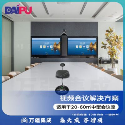 戴浦DP-Talk5000扩展 大型企业视频会议解决方案DP-Talk5000扩展 适用60㎡左右会议室 高清广角视频会议摄像头/全向麦克风