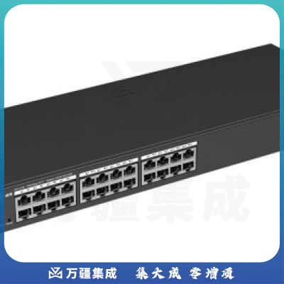 锐捷（Ruijie）24口全千兆网管交换机 RG-ES224GC 安防监控 企业级办公监控工程交换器 黑色