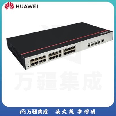 华为 数通智选交换机24千兆以太网+4千兆光口SFP支持POE供电网络WEB管理企业级接入 S1730S-S24P4S-A2