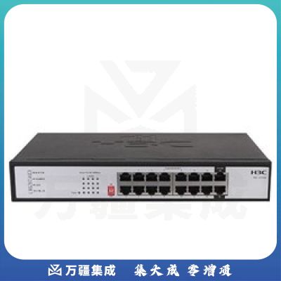 新华三（H3C）16口千兆非网管企业级网络交换机机架式 即插即用网线分流器 S1216