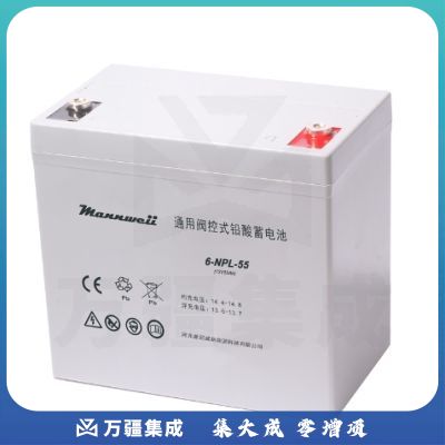 曼尼威(Mannweii) 6-NPL-55 不间断电源 铅酸蓄电池