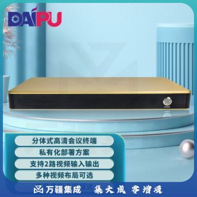 戴浦(DAIPU) DP-T6S 高清视频会议终端硬件终端主机 视频会议系统硬件设备 支持2视频输入输出