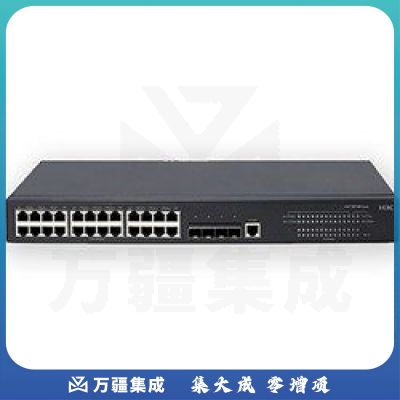 华三（H3C） S5130-28S-EI 交换机 24*10/100/1000Base-T电口 4*10G BASE-X SFP+万兆光口 机架式网管交换机 一年保修