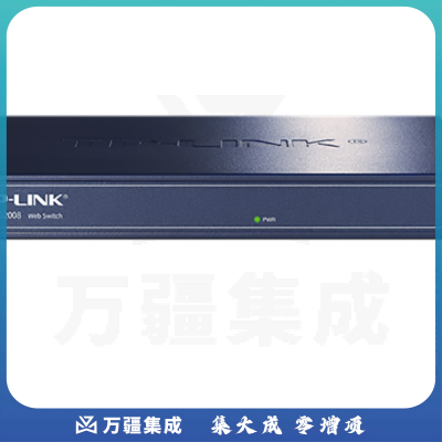 普联TP-LINK TL-SG2008 (黑色)交换机 8口全千兆Web网管