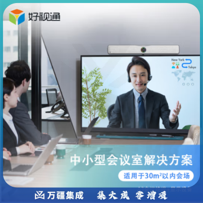 好视通小型会议室音视频解决方案(会议终端A3 显示屏) 适合30㎡以内