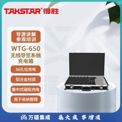 得胜 (TAKSTAR)WTG-650 无线导览讲解器 一对多传声系统导游教学同声传译 充电箱