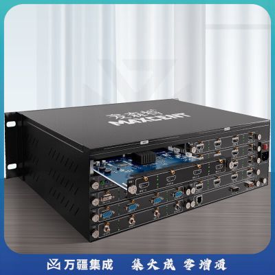 麦森特MAXCENT 无缝插卡式混合矩阵切换器SDI屏幕拼接处理器主机电视墙拼接控制器 4路输入板卡MS-4SDI