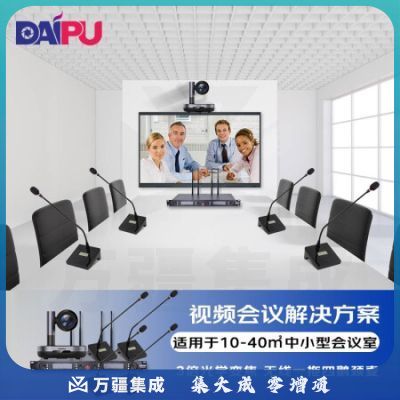 戴浦DP-ST20 视频会议解决方案 (3倍摄像头DP-UK203 无线一拖四鹅颈麦克风DP-KU6400)适合10-40㎡