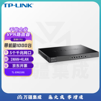普联 TP-LINK VPN路由器 TL-ER6210G 双核千兆