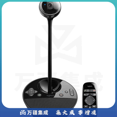 罗技（Logitech）BCC950 商务高清会议视频摄像头 才艺主播摄像头 遥控远程操作摄像头 黑色