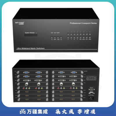 迈拓维矩 MT-HC0808 8进8出插卡式混合定制型矩阵切换器高清分配器多种接口可搭配定制机架式